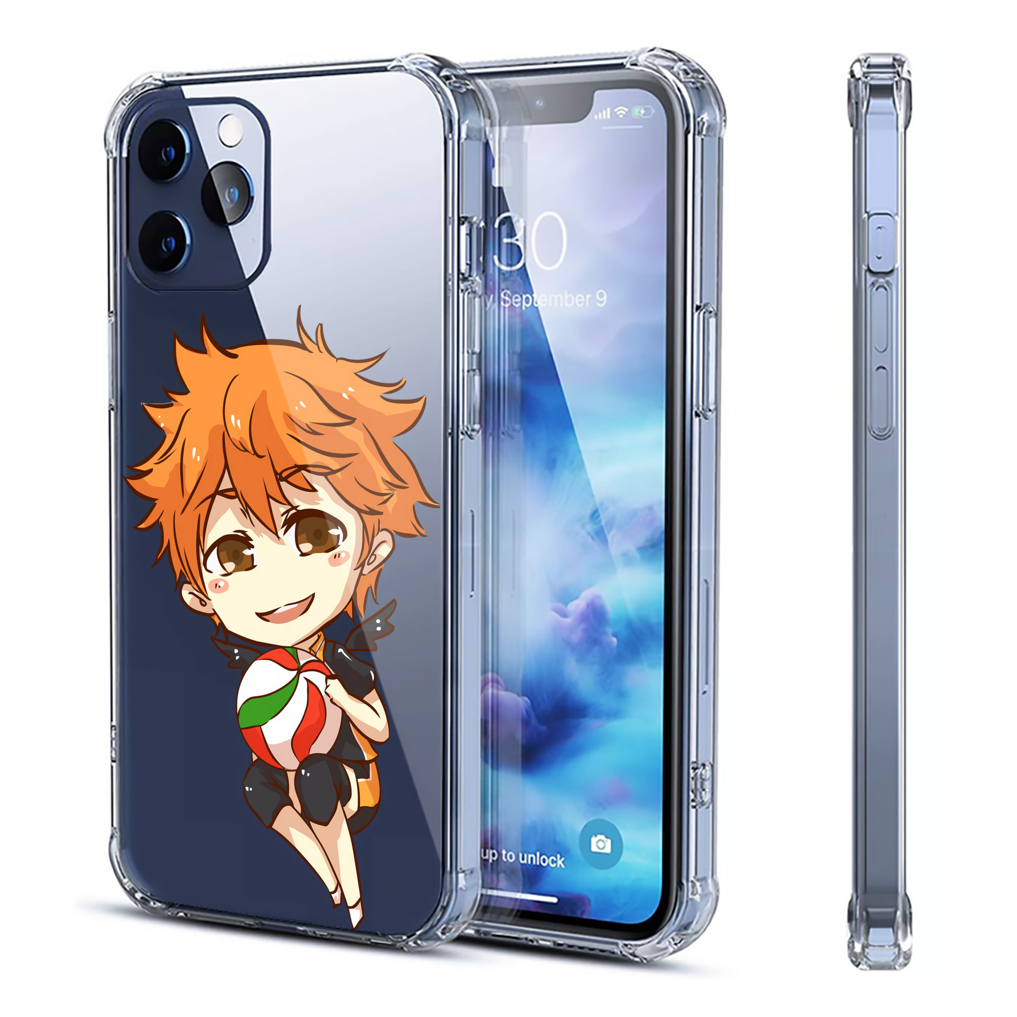 （画像用） ハイキュー!! Haikyu!! 【iPhone 12シリーズ対応】透明スマホケース（クリアソフトケース）